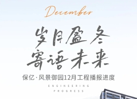 岁月盈冬 寄语未来 | 保亿·风景御园12月工程播报